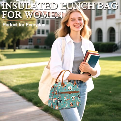 Insulated Lunch Cooler Bag - Tote Organizer for Dog