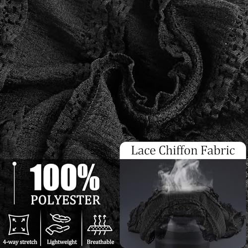 Slip-On Pre-Tied Beanie Cap for Women - Black