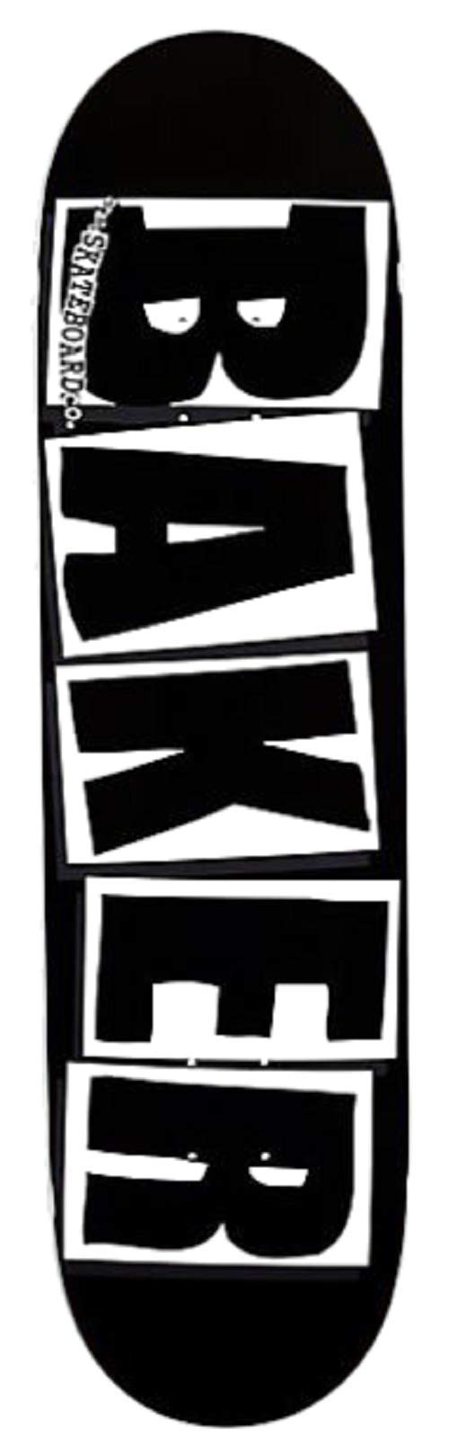 Baker Skateboards Deck(Black/White Logo,8.475")