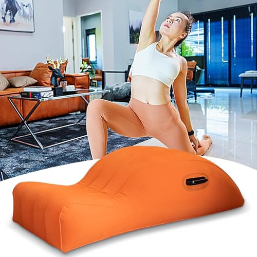 Inflatable Yoga Chaise Lounge - Portable Support Chair for Yoga