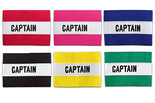Captain Armband - Black 3 1/2" Wide Fits Most Adults