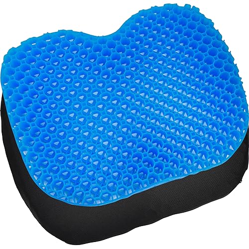 Omoojee Blue Kayak Seat Cushion Gel Anti-Slip Long Sitting Boat Canoe Pad