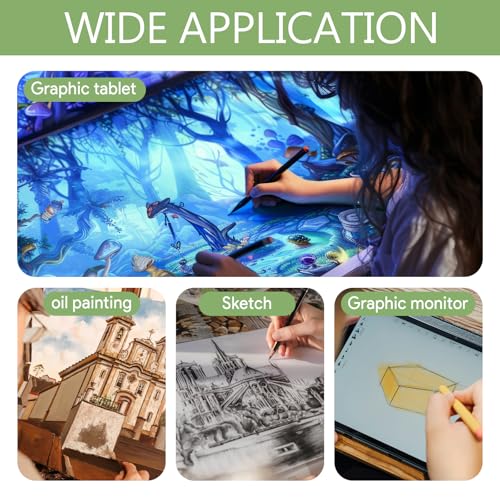 Artist Drawing Gloves for Right and Left Hand,Palm Rejection Digital Writing Gloves,Artist Glove With Two Finger