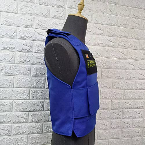 Tactical Vest with Patches - One Size Blue