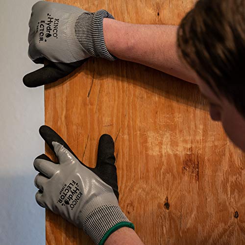 Kinco - Hydroflector Lined Waterproof Nitrile Work Gloves, Extra Warm, (1886P)