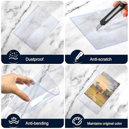 15 Pack Clear Rigid Photo Protectors - 5" x 7" Sleeves