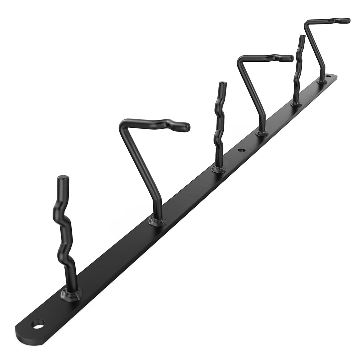 Synergee Cable Attachment Rack. Wall Mounted Storage Rack. Multi-Use Storage Posts for Exercise Attachments.