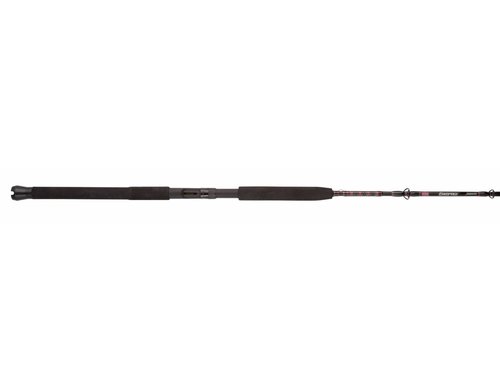 PENN Rampage Jig 6’6” Nearshore/Offshore Spinning Rod; 1-Piece Fishing Rod, 30-80lb Line Rating, Medium Rod Power, Moderate Fast Action, 2-5 oz. Lure Rating