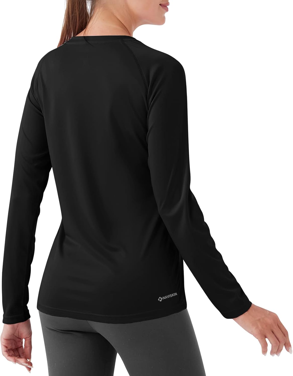 NAVISKIN Women's Long Sleeve Rash Guard - UPF 50+ Sun Protection, Quick Dry, Lightweight Hiking Shirt