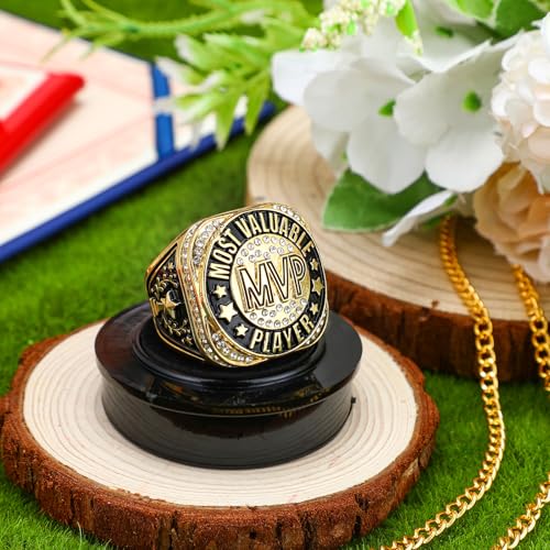 MVP Championship Ring with Display Stand & Necklace - Size 11