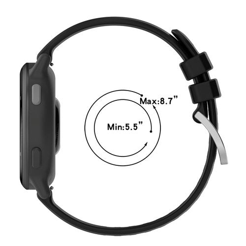 Waekethy Bands for Garmin Vivoactive 5/Garmin Active 5, 20mm Watch Strap Sport Wristband Soft Silicone Replacement Band Compatible with Garmin Venu/Venu sq/Venu sq2/Venu 2 plus