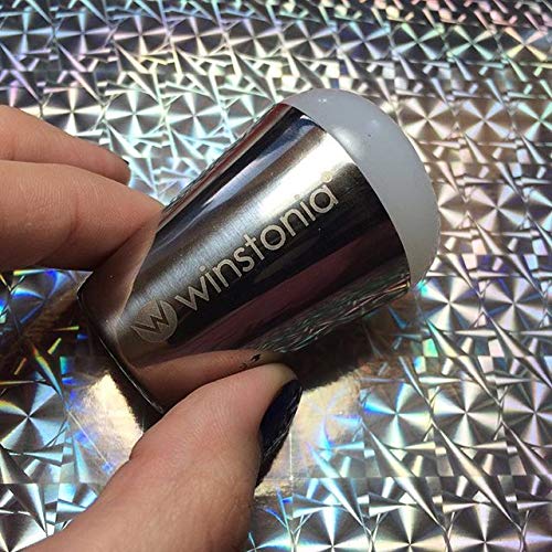 Jumbo Nail Art Stamper with Soft Marshmallow Pad - Milky White