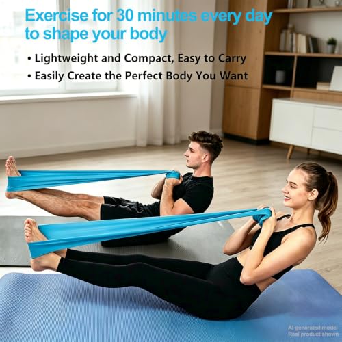 Long Resistance Bands for Strength Training, Therapy & Yoga