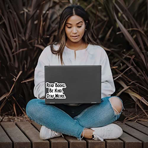 Read Books, Be Kind, Stay Weird Sticker Decal - 5.5"x4.5"