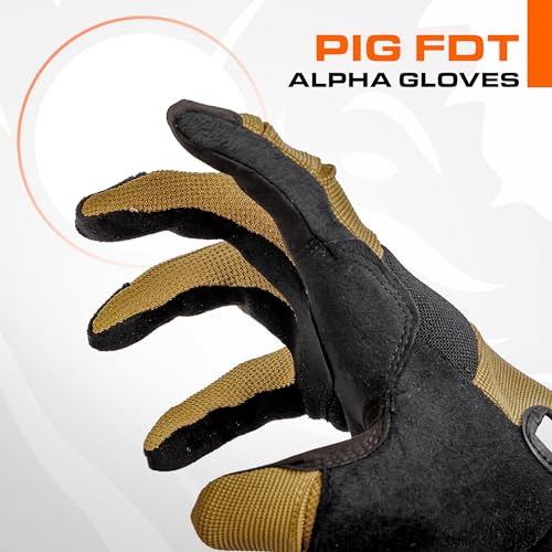 Full Dexterity Gloves - Coyote Brown, Medium Size | Touchscreen Compatible for Shooting Sports