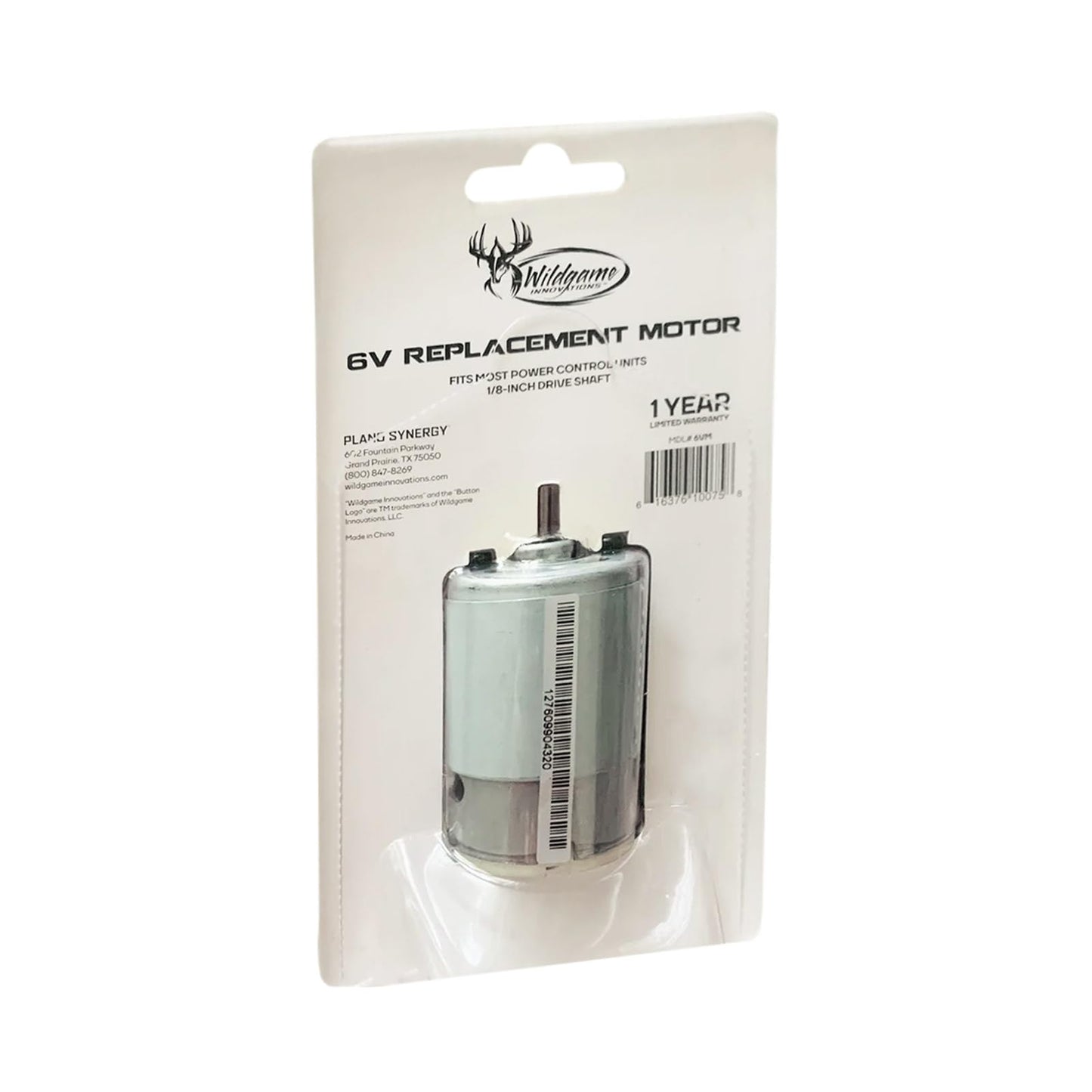 WILDGAME INNOVATIONS 6V Replacement Motor for Game Feeders Durable Efficient Versatile Deer Feeder Motor Fits Most Power Control Units