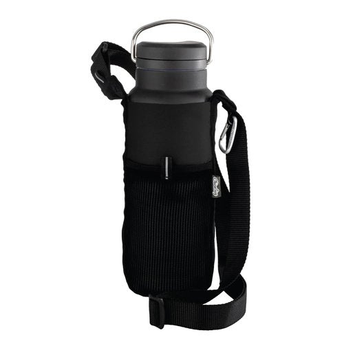 ChicoBag Adjustable Bottle Sling rePETe + Refine (Obsidian)