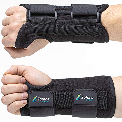 Carpal Tunnel Wrist Brace with Metal Splint for Pain Relief - L/XL