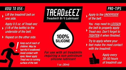 Treadmill Belt Lubricant - 100% Silicone for Smooth Operation (1 oz)