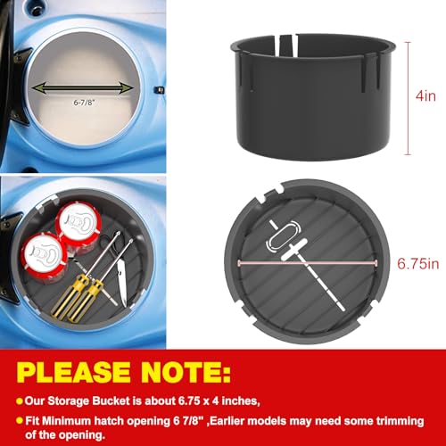 Kayak Hatch Bucket Replacement for Lifetime Kayaks – Storage Container