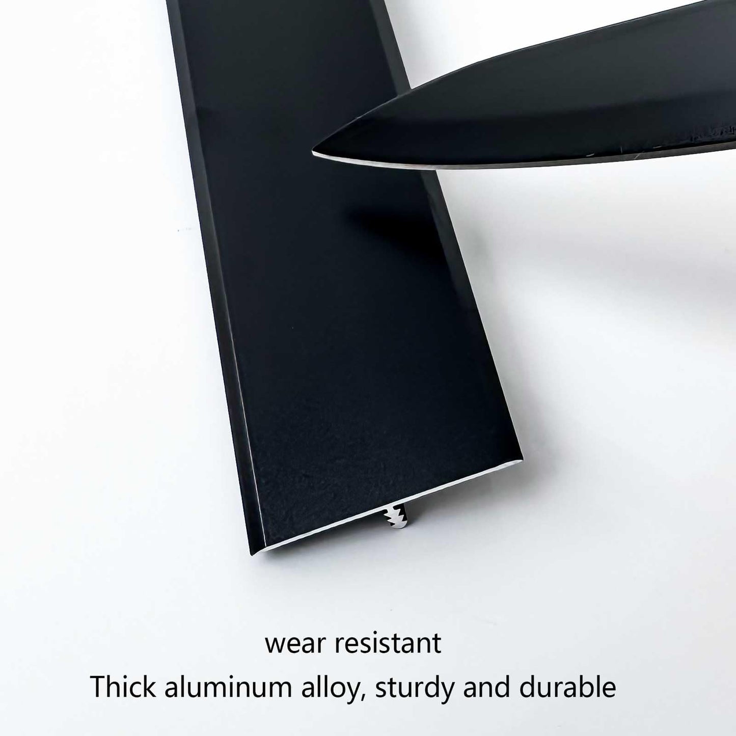 10Pcs Aluminum T Molding Floor Transition Strip, 48In Aluminum T Molding Trim, Floor Strip Floor Flat Divider Strip for Joining Floor Gaps, Threshold, Floor Tiles (Black, 4ft x 0.78in 10Pcs)