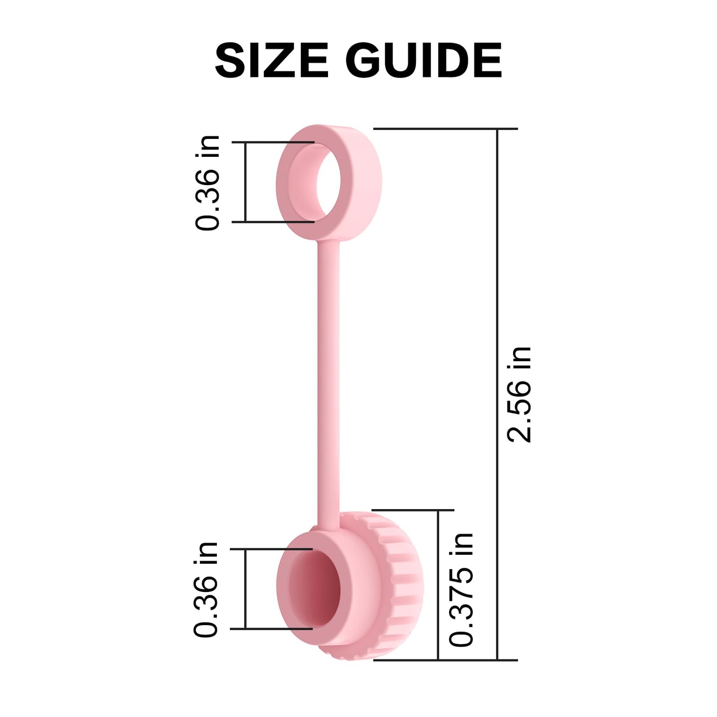 Alwenid Silicone Reusable Drinking Straw Toppers for Simple Modern 40 oz Trek Tumbler, 6PCS Set