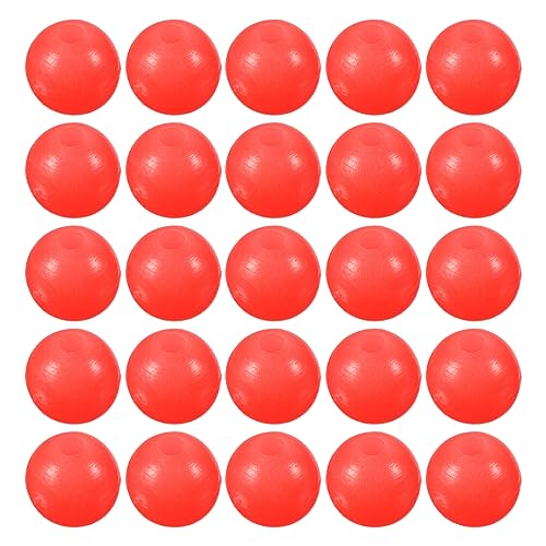 Glow Fishing Beads - Luminous Round Bait Egg Lure Rigs, Red, 6mm