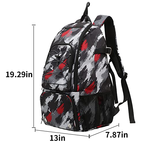 WPole Multicolor Baseball & Softball Bat Bag with Shoe Compartment & Fence Hook for Youth & Adults