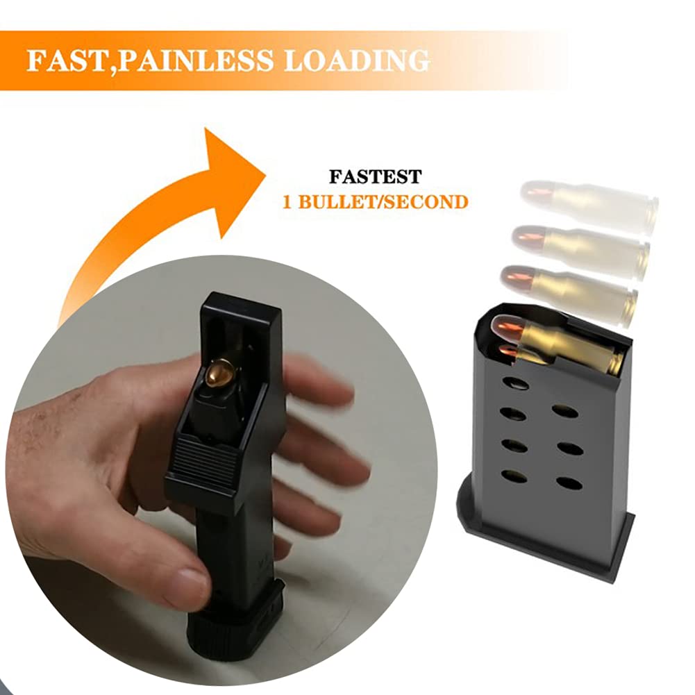 3 Pack Magazine Loader,Magazine Speed Loader for Most Double Stack 9mm & .40 S&W | Sig P226 | CZ 75, Shadow | Springfield Hellcat