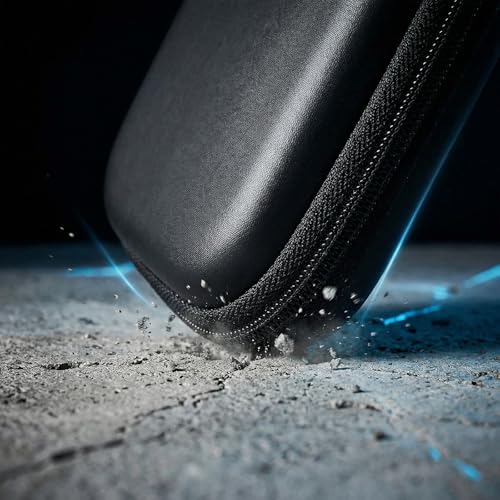 Hard Carrying Case for Bluetooth Transmitter Adapters - Black