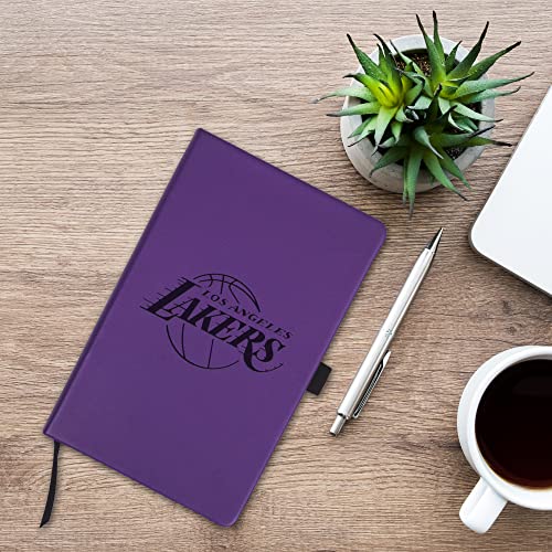 Los Angeles Lakers Laser-Engraved Notepad - 5.25 x 8.25 inches