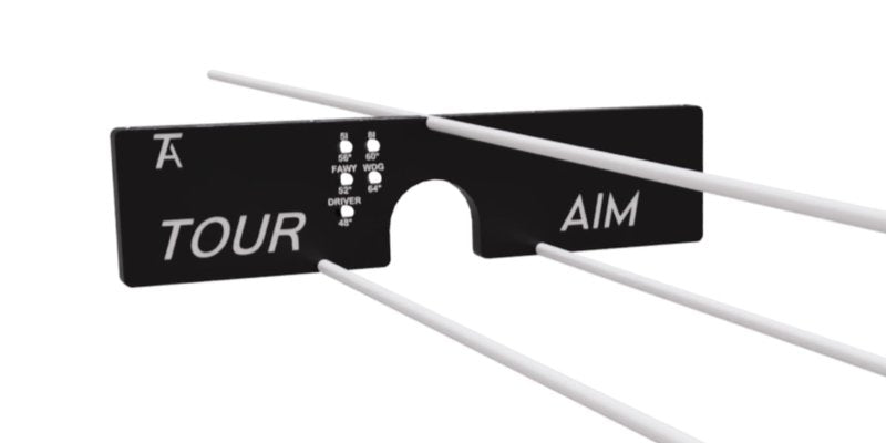 Tour Aim 2.0 Golf Training Aid – 11-in-1 Alignment Sticks & Swing Plane Golf Practice System – Lightweight Alternative to Heavy Brick-Like Golf Aids – Maximum Portability, Accuracy & Consistency