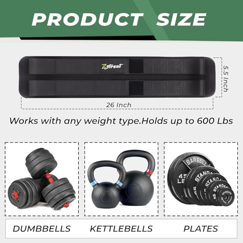 Zytrant Hip Thrust Barbell Pad Belt for Gym - Black, One Size