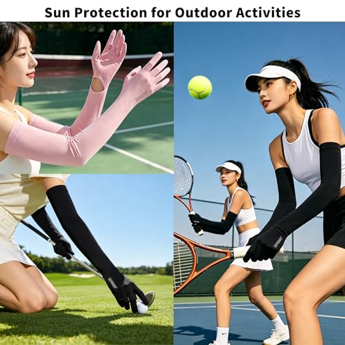 UV Protection Touchscreen Gloves for Women - Grey Driving & Sports