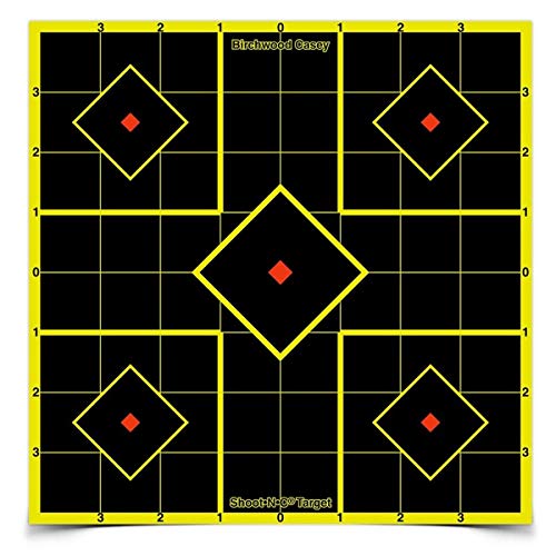 8" Shoot-N-C Sight-in Paper Shooting Targets - 6 Count