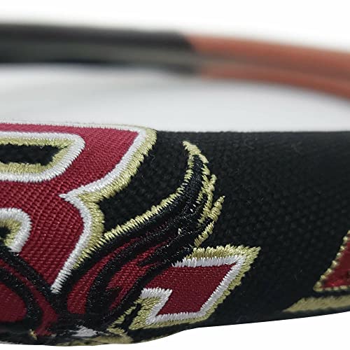 NCAA Steering Wheel Cover with Football Accents - Unisex