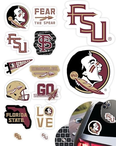 Florida State Seminoles Stickers & Decals Set - 14 Pieces