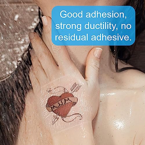 Waterproof Adhesive Bandages - 100 Sheets, 2 x 2 Inch Tattoo Protector