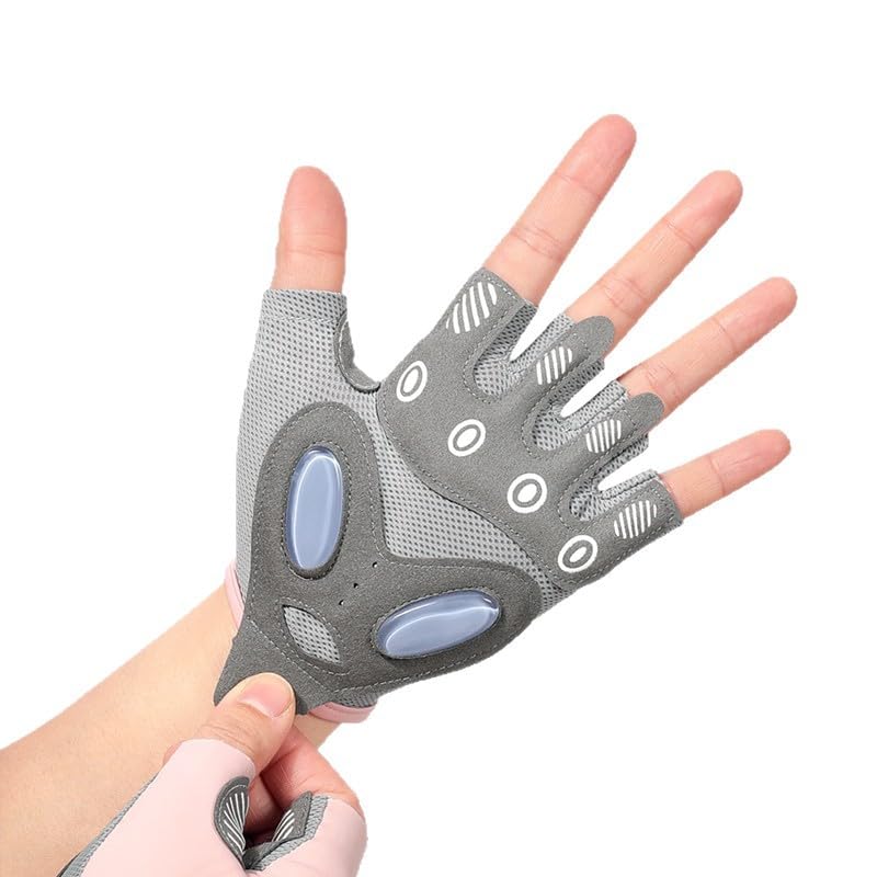 Lightweight Breathable Workout Gloves for Women - Pink Medium