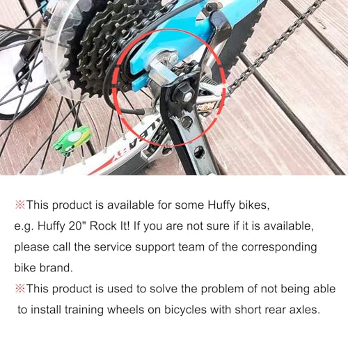 Axle Extenders for Training Wheels - Stabilizer Bolts for 12-20" Bicycles