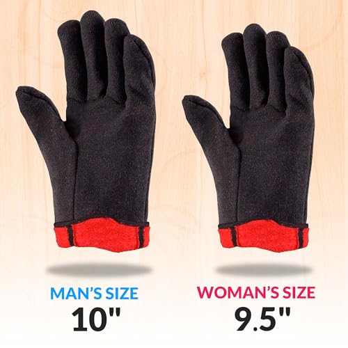 Jersey Gloves. Polyester and Cotton Jersey Work Gloves with Open Cuff. Machine Washable Cotton Gardening Gifts
