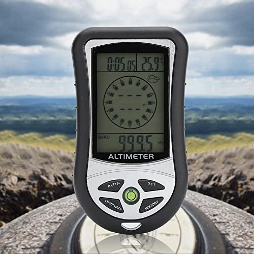8-in-1 Digital Altimeter Compass - Outdoor Hiking Safety Tool