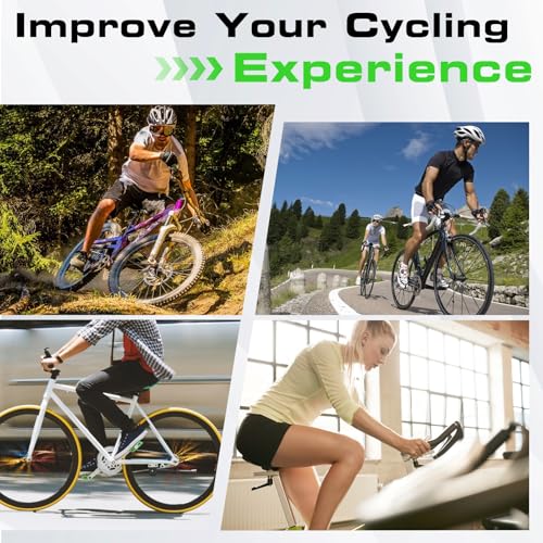 Gel Bike Seat Cushion Cover - Comfortable Padded Saddle - Black, Small