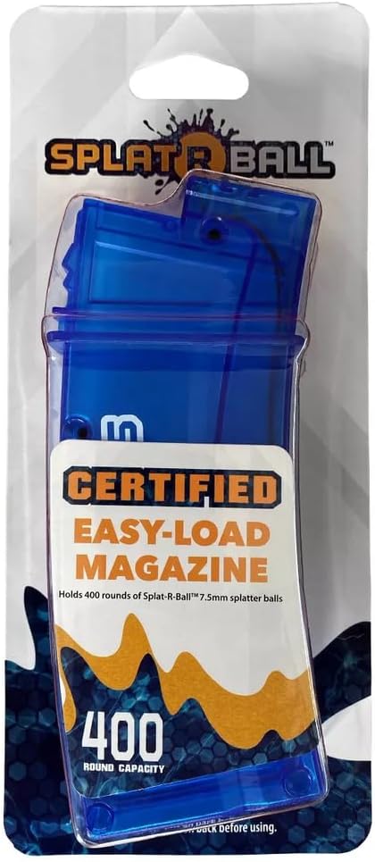 Splat-R-Ball 400 Round Spare Magazine - Blue Color | High Capacity for Enhanced Playtime