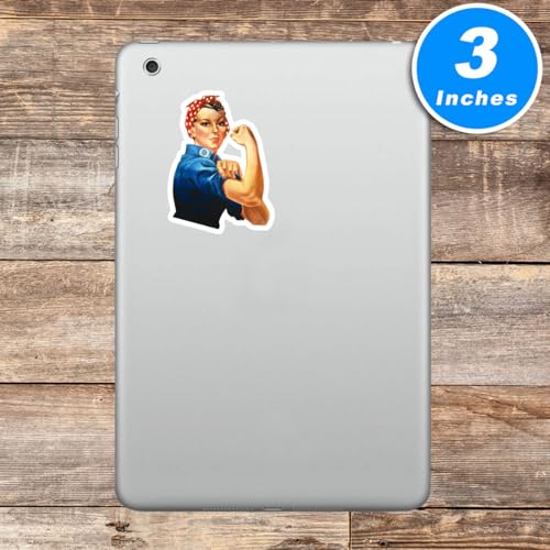 Rosie The Riveter Sticker Pack - 2.5 Inch Vinyl Decals