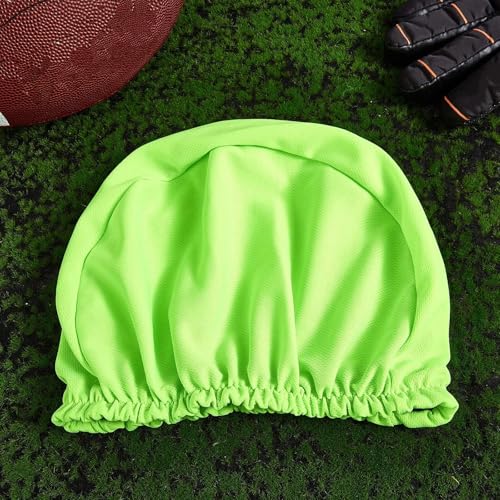 Ramede 12 Pcs Football Helmet Scrimmage Covers - Green, Regular Style