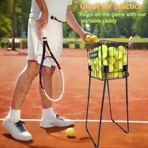 2-in-1 Pickleball & Tennis Ball Hopper - Foldable Collector
