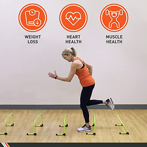 Adjustable Speed Training Hurdles - Set of 5 for Agility & Jumping