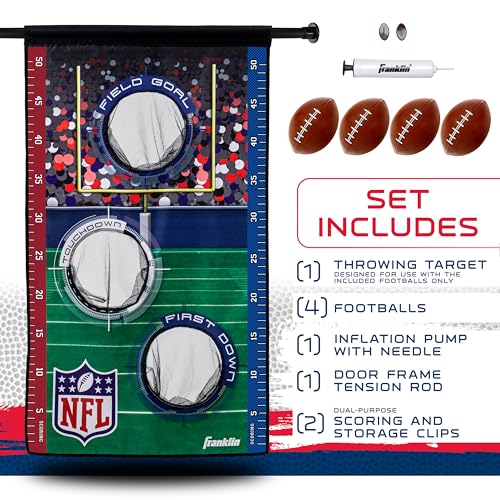 NFL Door Jam Football Target Toss Game Set with Mini Balls