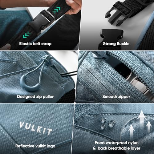 Lightweight Waterproof Fanny Pack for Men & Women - Adjustable Nylon Waist Bag